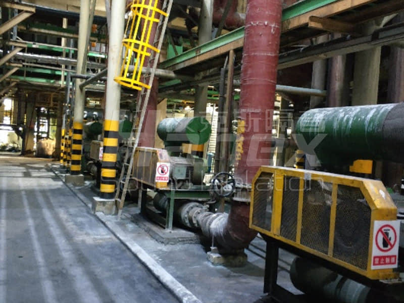 江銅集團羅茨風(fēng)機隔音降噪項目現(xiàn)場